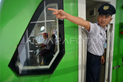 Target penumpang kereta api selama lebaran di Padang