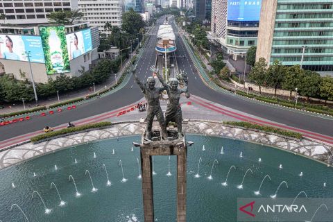 Suasana Jakarta lengang saat Idul FItri 1445 H