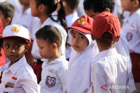 Semangat hari pertama masuk sekolah setelah libur Lebaran