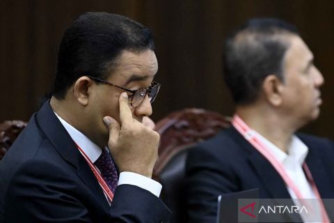 Capres-Cawapres 1 dan 3 hadiri sidang putusan sengketa Pilpres 2024