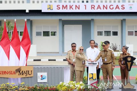 Presiden resmikan 147 gedung rehabilitasi dan rekonstruksi infrastruktur pascabencana gempa 2021