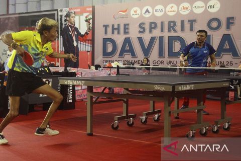 Turnamen Tenis Meja mengenang peraih medali perunggu Paralimpiade London dan Tokyo, David Jacobs
