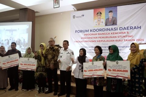 3.345 TPK terima Rp4 miliar untuk penurunan stunting di Kepri