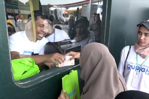 BI fasilitasi penukaran uang layak edar di Rest Area Tol Japek KM 57