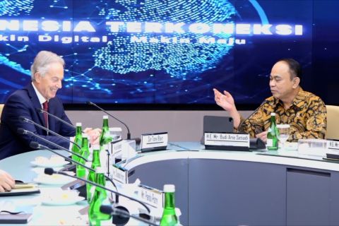 Menkominfo bertemu Tony Blair, bicarakan ‘generative AI’