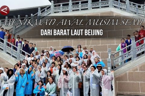 Menikmati awal musim semi dari barat laut Beijing