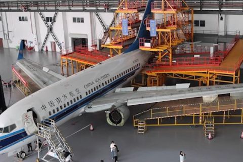 Layanan bongkar pesawat diluncurkan di Guizhou, China