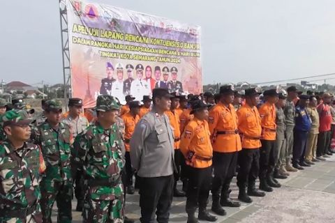 BPBD Kota Semarang gelar apel uji lapang kontijensi bencana banjir