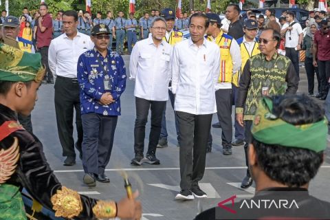 Presiden resmikan Inpres Jalan Daerah sepanjang 40,63 km di NTB