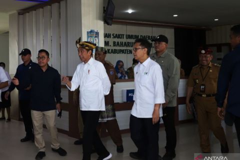 Jokowi kunjungi rumah sakit di Muna