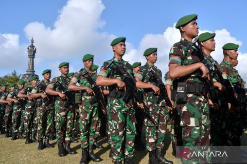 Apel kesiapan pengamanan Kodam IX/Udayana jelang pengamanan World Water Forum
