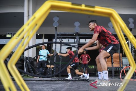 Timnas U-20 jalani latihan fisik jelang Toulon Cup 2024