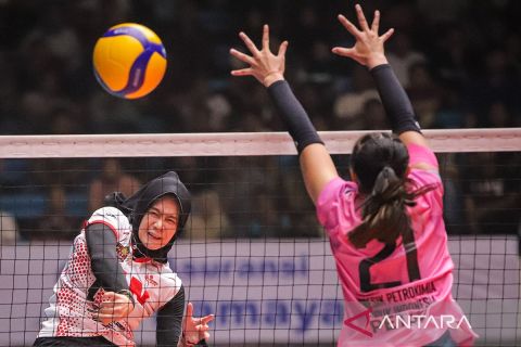 Proliga 2024 : Jakarta BIN kalahkan Gresik Petrokimia Pupuk Indonesia dengan skor 3-1