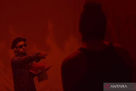 Pentas teater simulasi neraka di Tasikmalaya