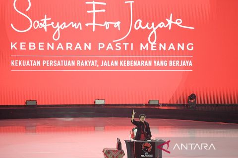 Pidato politik Megawati dalam Rakernas V PDI Perjuangan