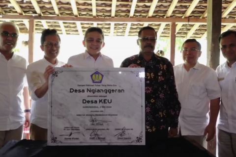 Desa Nglanggeran ditetapkan sebagai Desa Keuangan pertama