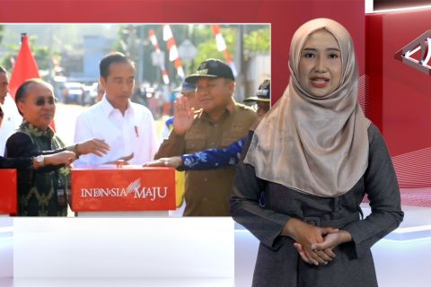 Presiden resmikan jalan daerah di NTB hingga gelar karya pendidikan