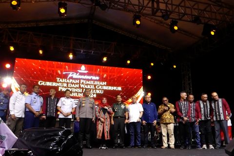 KPU Maluku luncurkan tahapan pilkada tahun 2024