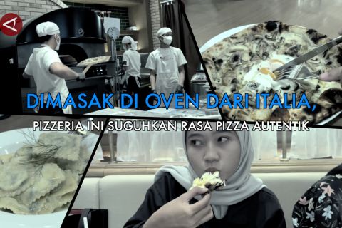 Dimasak di oven dari Italia, Pizzeria ini suguhkan rasa pizza autentik
