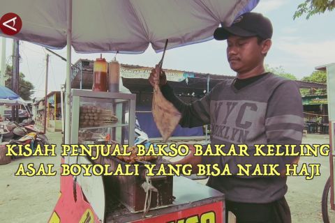 Kisah penjual bakso bakar keliling asal Boyolali yang bisa naik haji