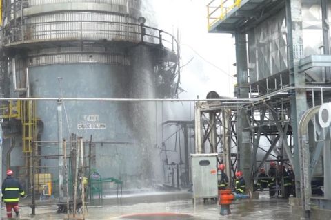 Kebakaran kilang minyak Balikpapan padam, tak ada korban jiwa