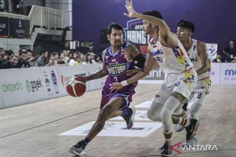 IBL 2024 : Amartha Hangtuah Jakarta menang atas Rajawali Medan