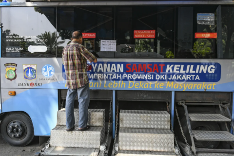 Pemutihan denda pajak kendaaraan di Jakarta