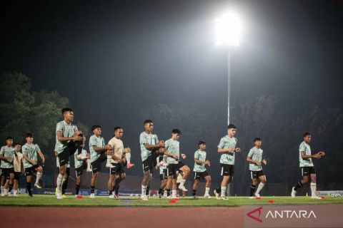 Timnas U-16 berlatih jelang hadapi Laos