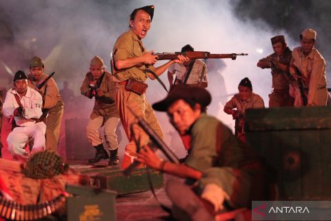 Pentas drama teatrikal pertempuran Surabaya