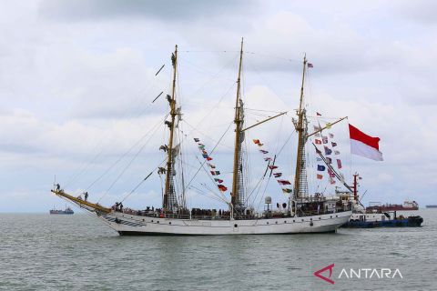 KRI Dewaruci bawa Laskar Rempah Batch II tiba di Malaysia