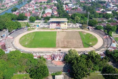 Perbaikan stadion GOR H. Agus Salim Padang dikebut jelang Liga 1