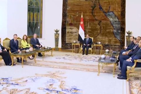 Presiden Mesir dan Menlu AS intensifkan upaya gencatan senjata di Gaza