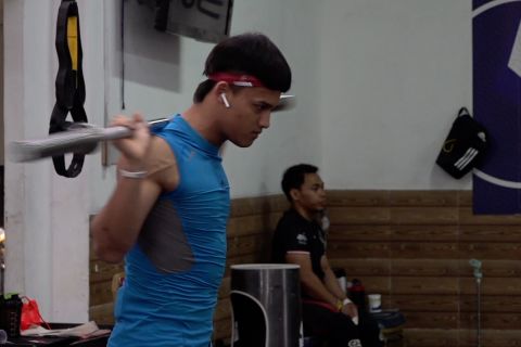 Rizki Juniansyah telah jalani tes doping jelang Olimpiade Paris