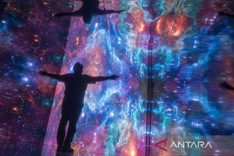 Pameran seni instalasi Wonderlab Experience tampilkan gambaran teknologi masa depan