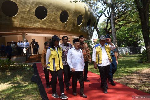 Wapres resmikan penataan Taman Balekambang