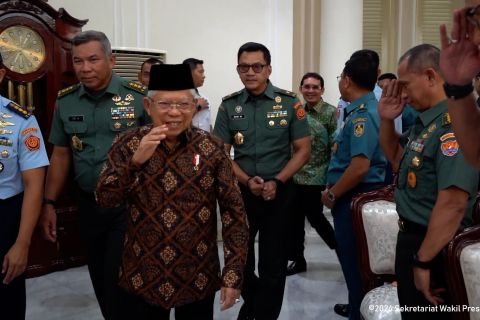 Wapres sampaikan pesan pembangunan kepada anggota pendidikan Lemhannas
