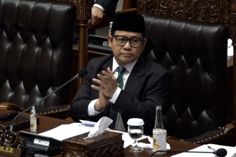 Cak imin tanggapi cuitan Mahfud MD terkait KPU