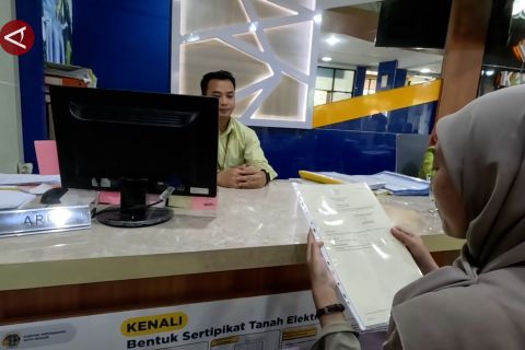 BPN Kota Bogor targetkan 285 ribu sertifikat tanah elektronik
