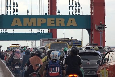 Revitalisasi Jembatan Ampera untuk jadi destinasi wisata di tahun baru