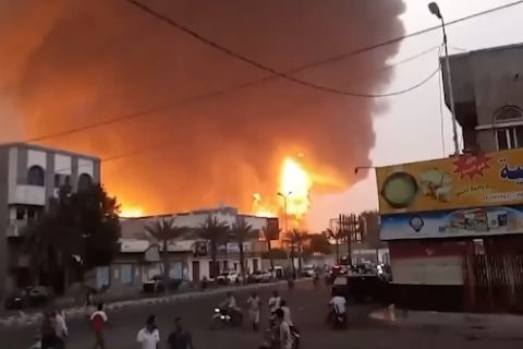 Israel serang balik kelompok Houthi incar permukiman kota pelabuhan