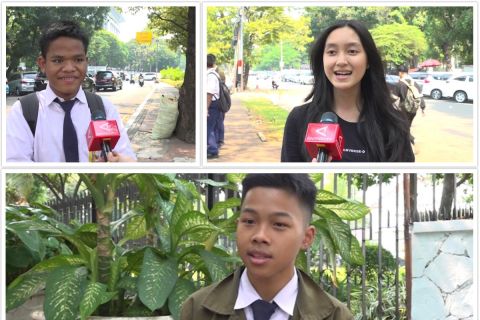 Murid SMP sampaikan harapan tentang pendidikan di Hari Anak Nasional