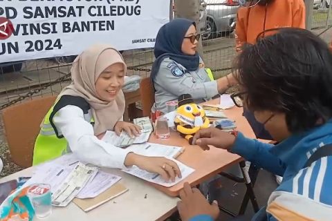 Bapenda Banten sasar pengendara telat bayar pajak di Kota Tangerang