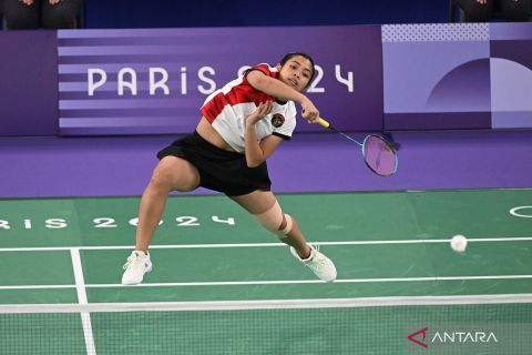 Kalahkan Intanon, Gregoria melaju ke semifinal Olimpiade Paris 2024
