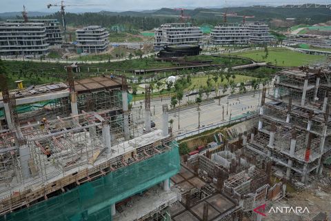 Presiden Jokowi sebut investasi yang masuk untuk pembangunan IKN sebesar Rp56,2 triliun&nbsp;