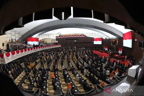 Suasana Sidang Tahunan MPR dan Sidang Bersama DPR-DPD
