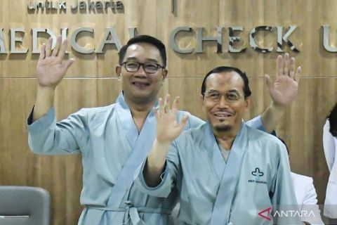 Ridwan Kamil-Suswono jalani pemeriksaan kesehatan di RSUD Tarakan