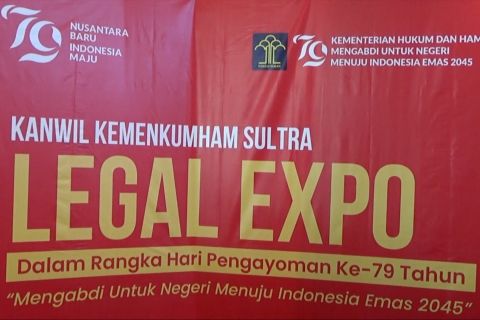 Kemenkumham Sultra buka pelayanan publik lewat Legal Expo