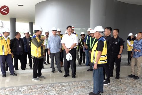 Menko Marves tinjau kesiapan sidang kabinet perdana di IKN