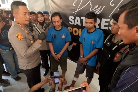 Polisi gelandang pelaku tawuran yang tembak pemotor di Klapanunggal