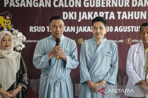 Dharma Pongrekun-Kun Wardana jalani pemeriksaan kesehatan di RSUD Tarakan